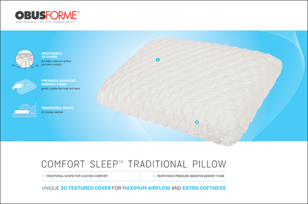 Comfort Sleep Traditional Pillow