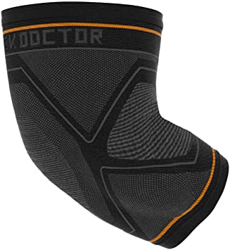 Shock Doctor Compression Knit Elbow Sleeve with Gel Support