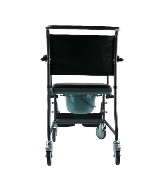 MOBB Mobile Steel Commode with Wheels: MHSCMW